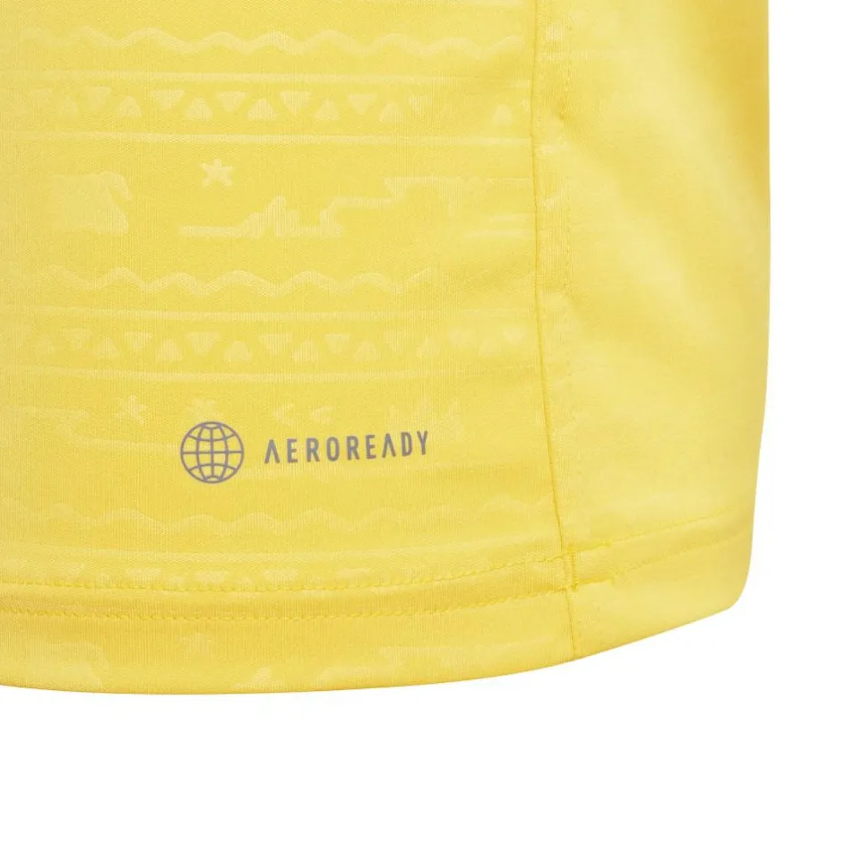 Outlet adidas Salah voetbalshirt junior gold yellow