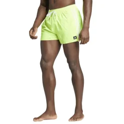 Online adidas 3-Stripes CLX zwembroek heren lucid lemon white