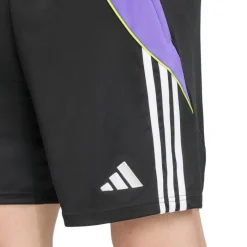 adidas Tiro 24 voetbalbroekje heren black purple rush