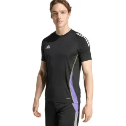adidas Tiro 24 voetbalshirt heren black purple rush