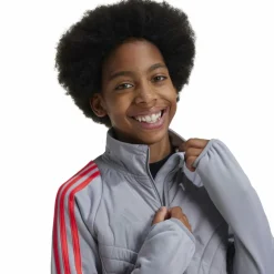 Clearance adidas Tiro 24 Winterized trainingsshirt junior light onix shock red