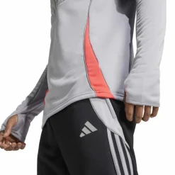 adidas Tiro 24 Winterized trainingsshirt heren light onix shock red