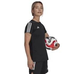 Sale adidas Tiro voetbalshirt dames 23 black white