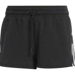 adidas Train Essentials Cotton 3-Stripes short dames black