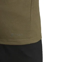 adidas Train Essentials Seasonal Logo trainingsshirt heren olive strata
