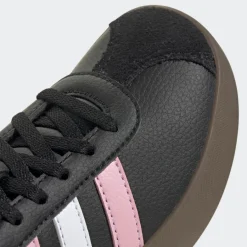 adidas VL Court 3.0 schoenen junior core black true pink white