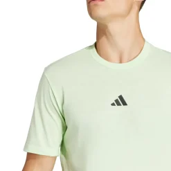 adidas Workout Woven shirt heren semi green spark black