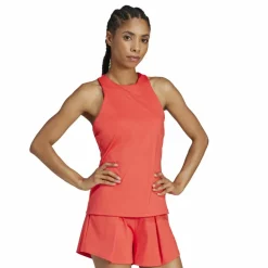 adidas Y-Tank tennis tanktop dames semi lucid red