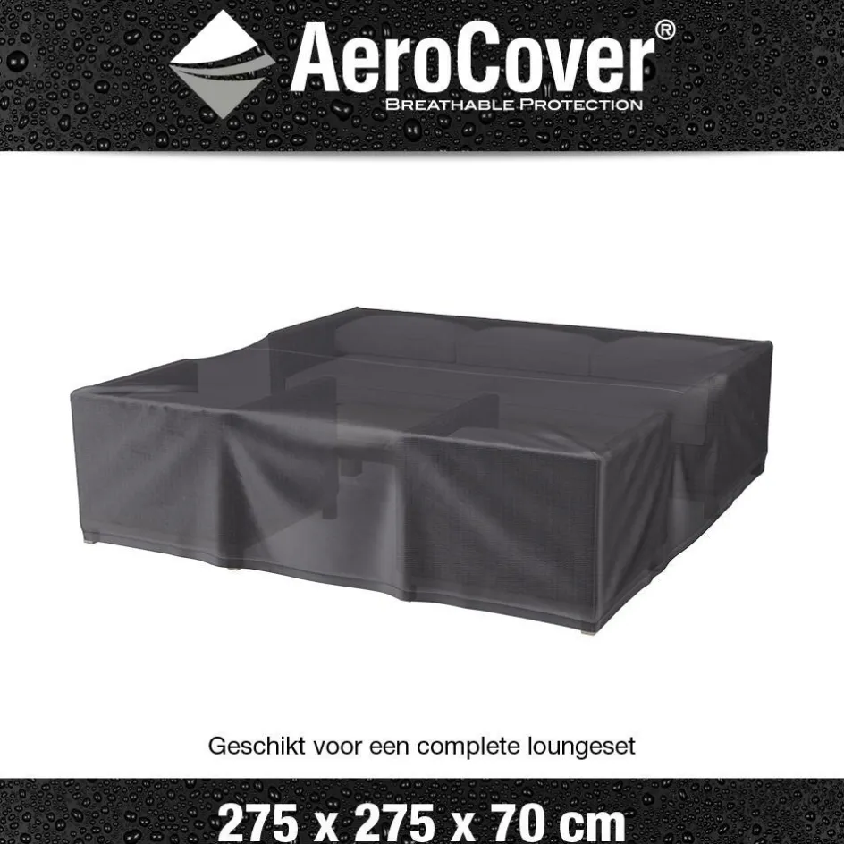 Hot Aerocover Loungesethoes 275 x 275 x 70 antraciet