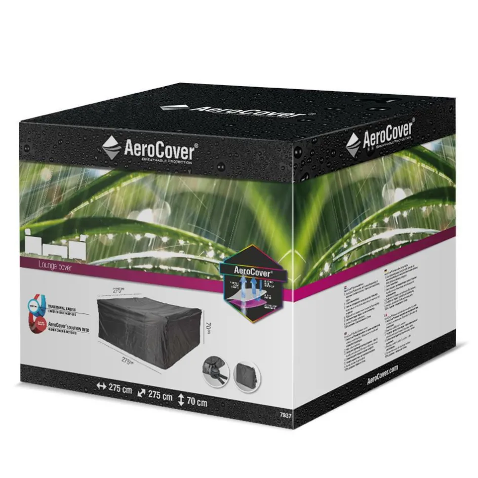 Hot Aerocover Loungesethoes 275 x 275 x 70 antraciet