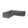 Aerocover Loungesethoes hoekset L-vorm 300 x 300 x 100 x 70  antraciet