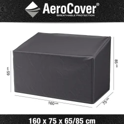Aerocover Tuinbankhoes 160 x 75 x H65-85 antraciet
