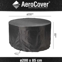 Aerocover Tuinsethoes 200 x 85 antraciet