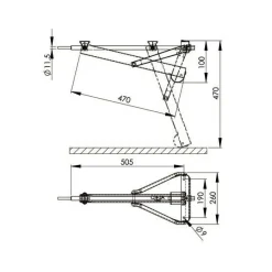 Al-Ko Standaard uitdraaisteun