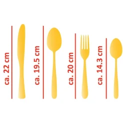 Alpina Bestekset 16-delig goud