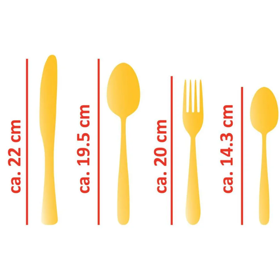 Alpina Bestekset 16-delig goud