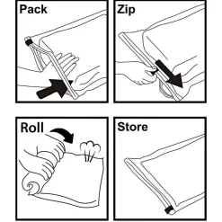 Alpina Oprolbare opbergzak