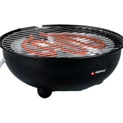 Outlet Alpina Table elektrische barbecue black