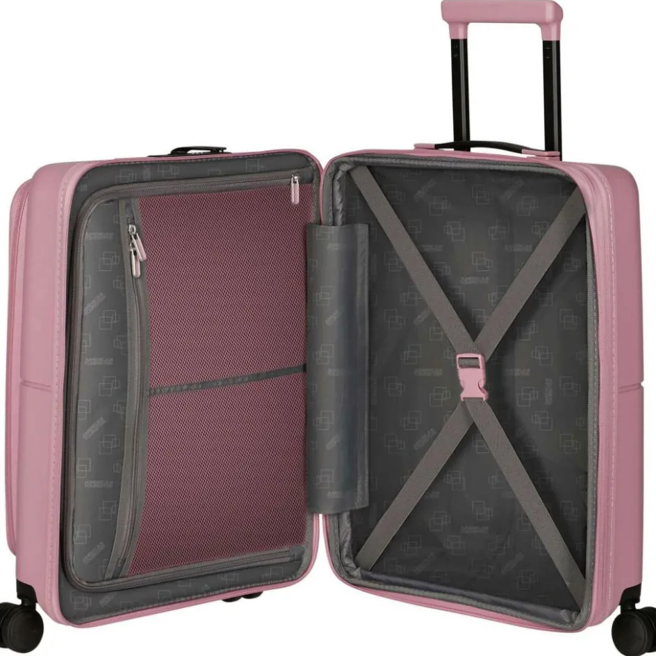 Best American Tourister Dashpop Spinner Easy Access 55 koffer lilas pink
