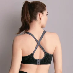 Clearance Anita Performance WireX sport bh dames zwart antraciet