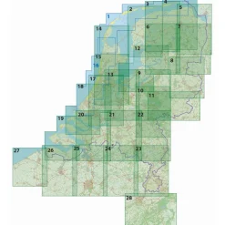 Clearance ANWB Knooppunten 22 Noord-Brabant Oost Limburg Noord  fietskaart