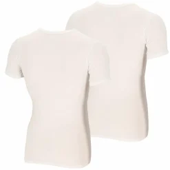 Apollo Bamboo O-hals shirt heren white 2-pack