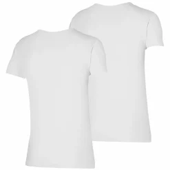 Best Apollo Bamboo V-hals shirt heren white 2-pack
