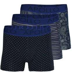 New Apollo Onderbroek heren paisley blue 3-pack