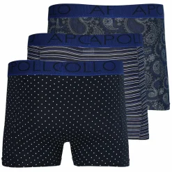 New Apollo Onderbroek heren paisley blue 3-pack