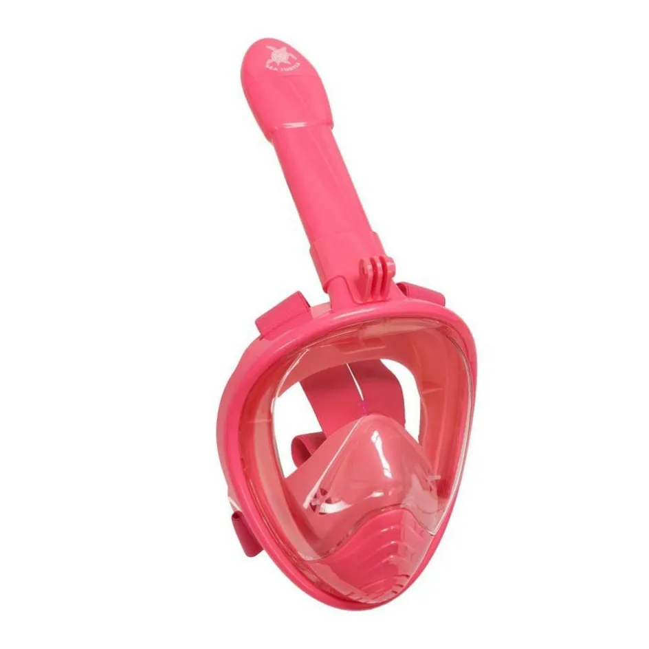 Hot Aqua Lung Sport Sea Turtle Full Face snorkelmasker junior coral pink