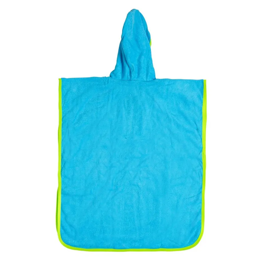 Outlet Aqua Sphere Baby Towel strandponcho fluo green light blue