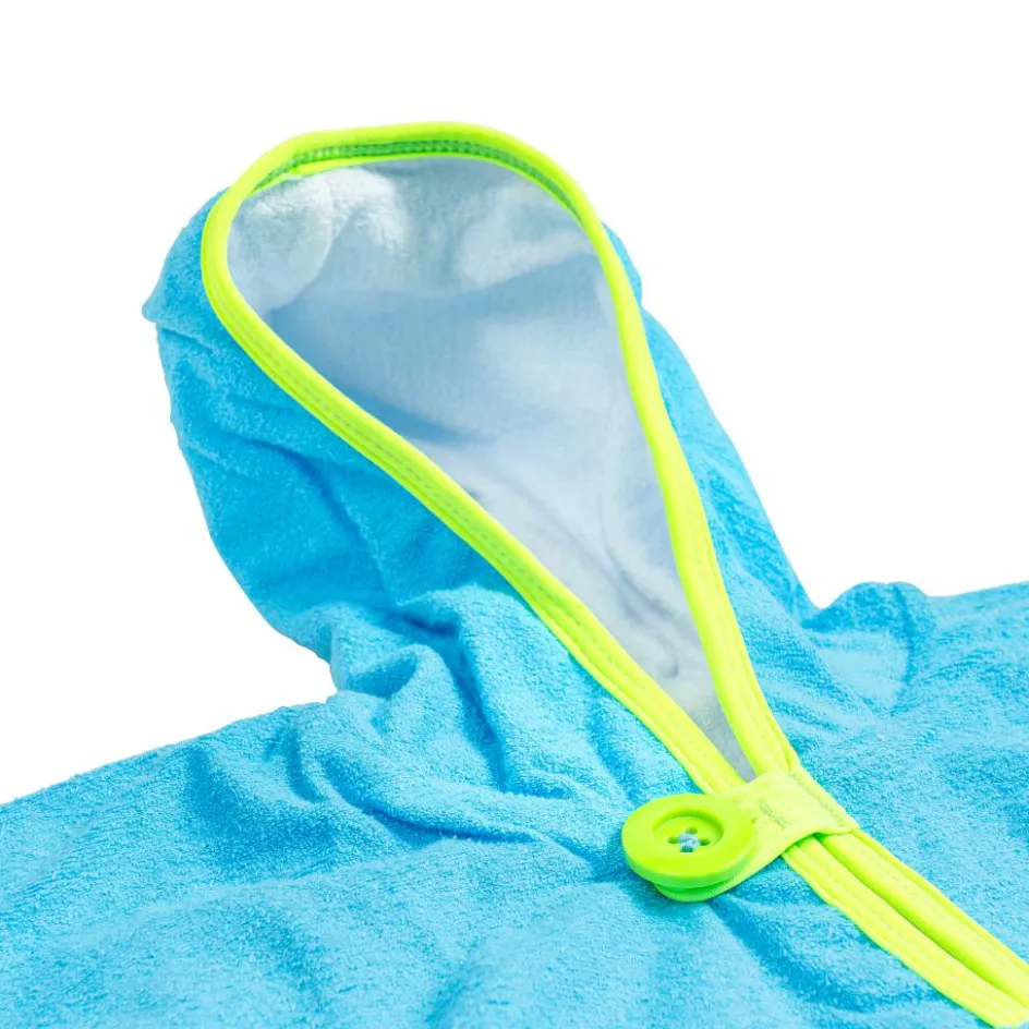 Outlet Aqua Sphere Baby Towel strandponcho fluo green light blue