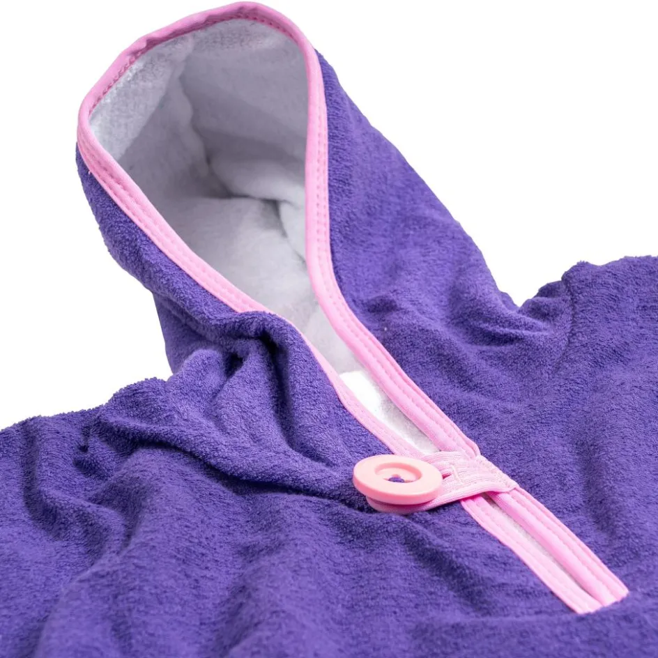 Aqua Sphere Baby Towel strandponcho purple pink