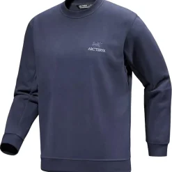 Arc'teryx Emblem Fleece Crew sweater heren black sapphire