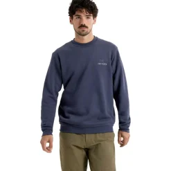 Arc'teryx Emblem Fleece Crew sweater heren black sapphire