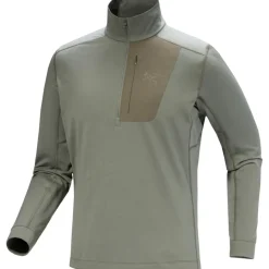 Arc'teryx Rho LT Zip Neck shirt heren forage tatsu
