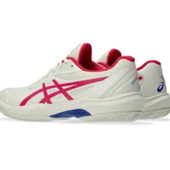 Discount Asics GAME FF CLAY/OC tennisschoenen dames cream bright rose
