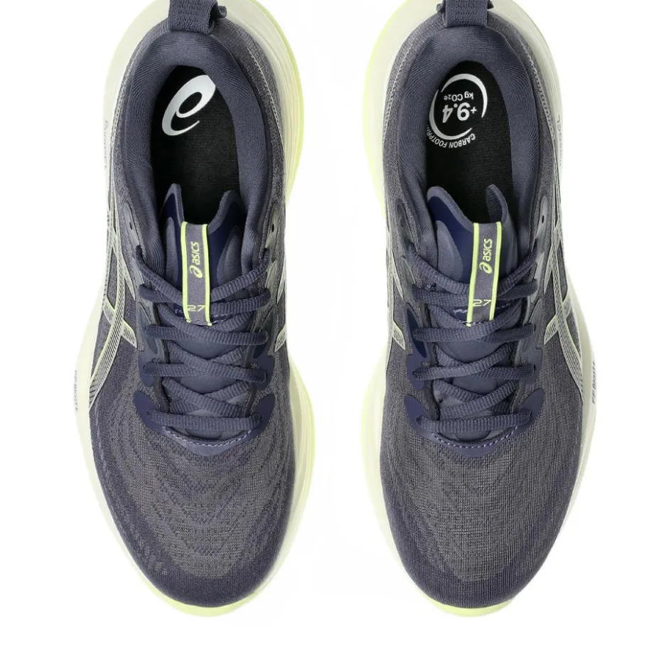 Asics GEL-CUMULUS 27 hardloopschoenen heren indigo fog lucid yellow