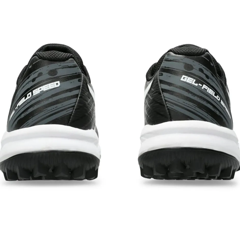 Discount Asics GEL-FIELD SPEED GS hockeyschoenen junior black white