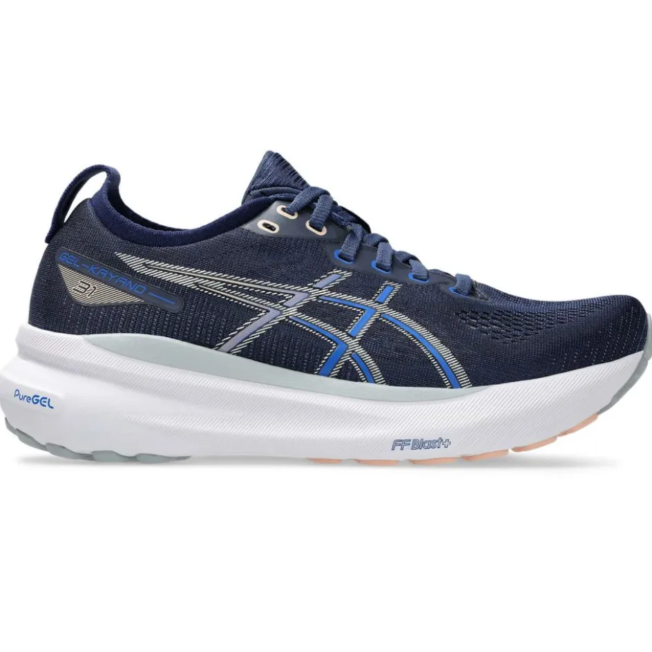 Online Asics Gel-Kayano 31 hardloopschoenen dames indigo blue pure silver