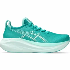 Discount Asics Gel-Nimbus 27 hardloopschoenen dames wave teal illuminate mint