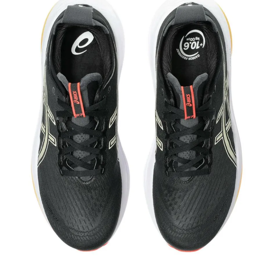 Online Asics GEL-NIMBUS 27 hardloopschoenen heren black khaki