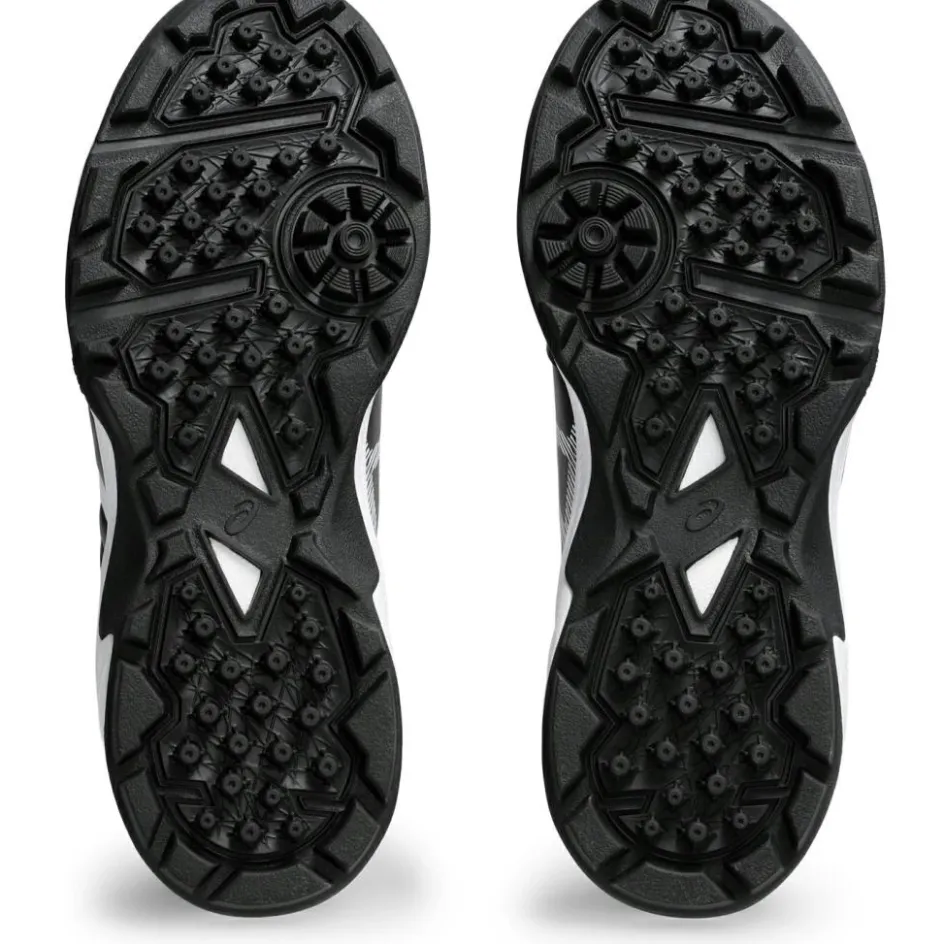 Hot Asics GEL-PEAKE 2 GS hockeyschoenen junior black graphite grey