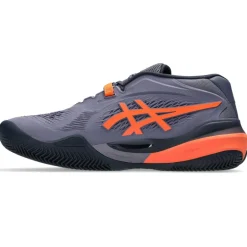 Best Asics Gel-Resolution X Clay tennisschoenen heren greyish purple nova orange