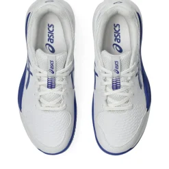 Asics GEL-RESOLUTION X GS CLAY tennisschoenen junior white dark cobalt
