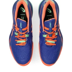 Discount Asics GEL-RESOLUTION X padelschoenen heren dark cobalt vivid coral