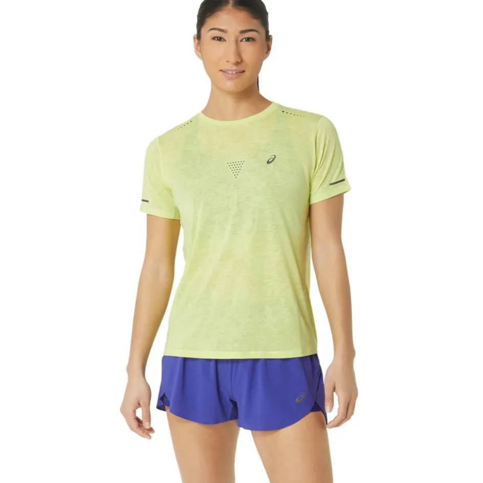 Clearance Asics Metarun Pattern SS hardloopshirt dames glow yellow