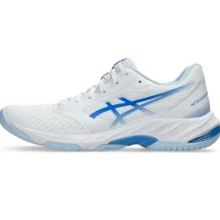 Asics Netburner Ballistic FF 3 indoorschoenen dames white blue coast