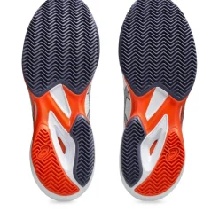 Best Asics Solution Speed FF 3 Clay tennisschoenen heren white greyish purple