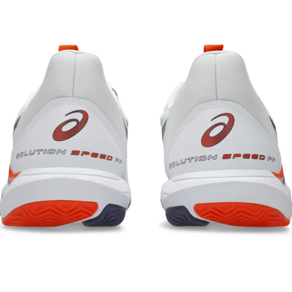 Best Asics Solution Speed FF 3 Clay tennisschoenen heren white greyish purple